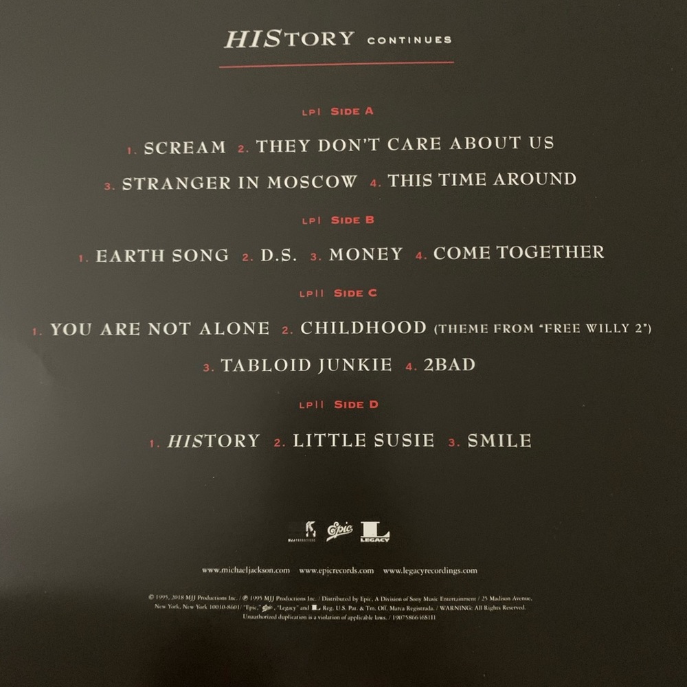 History Michael Jackson record